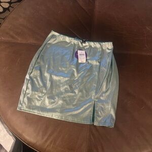 Windsor Metallic Green Skirt